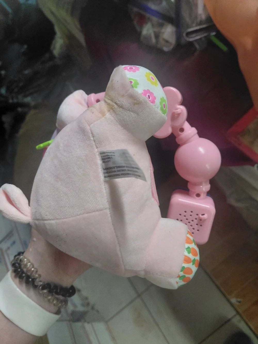 Ryotagift Baby Bilingual Musical Rabbit Stuffed Animal works great
